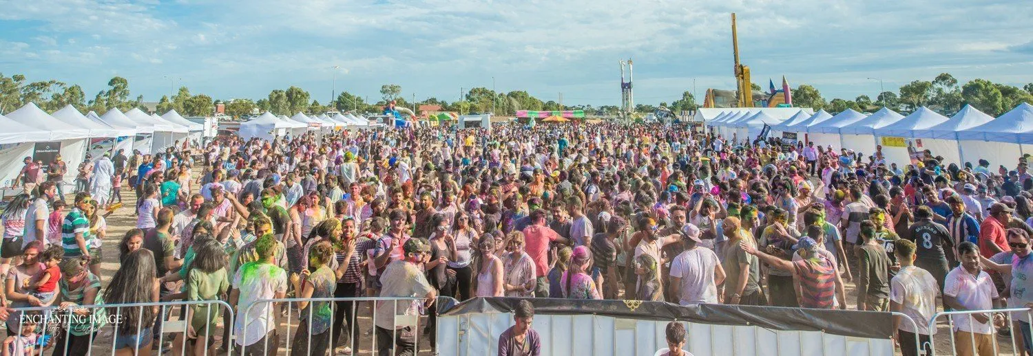 Festival crowd in Melbourne’s west